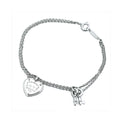 18K Tiffany & Co. Heart Tag Key Bracelet