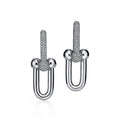 18K Tiffany & Co. HardWear Large Link Diamonds Earrings