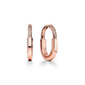 18K Tiffany & Co. Lock Diamonds Medium Earrings