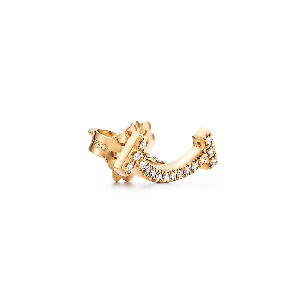 18K Tiffany & Co. Smile Diamonds Earrings
