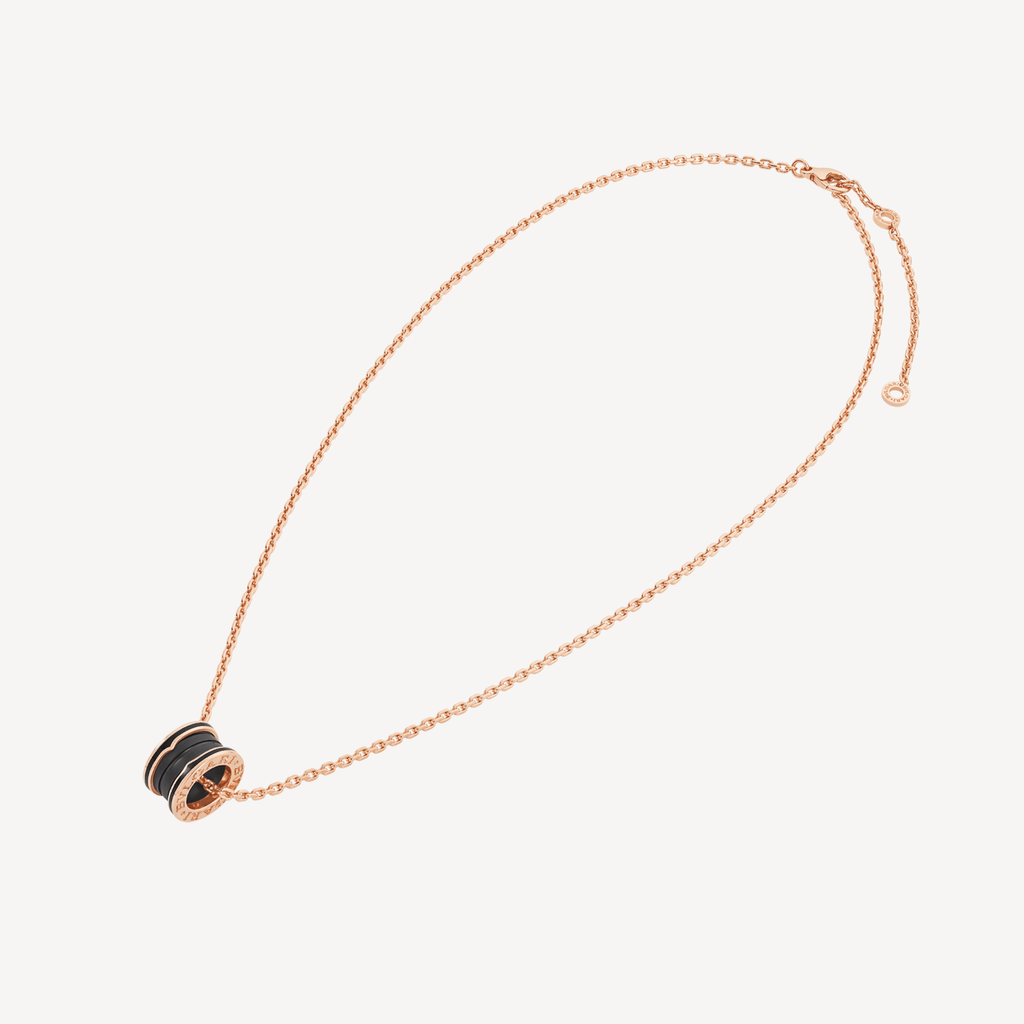 18K BVLGARI B.ZERO1 Black Ceramic Necklace