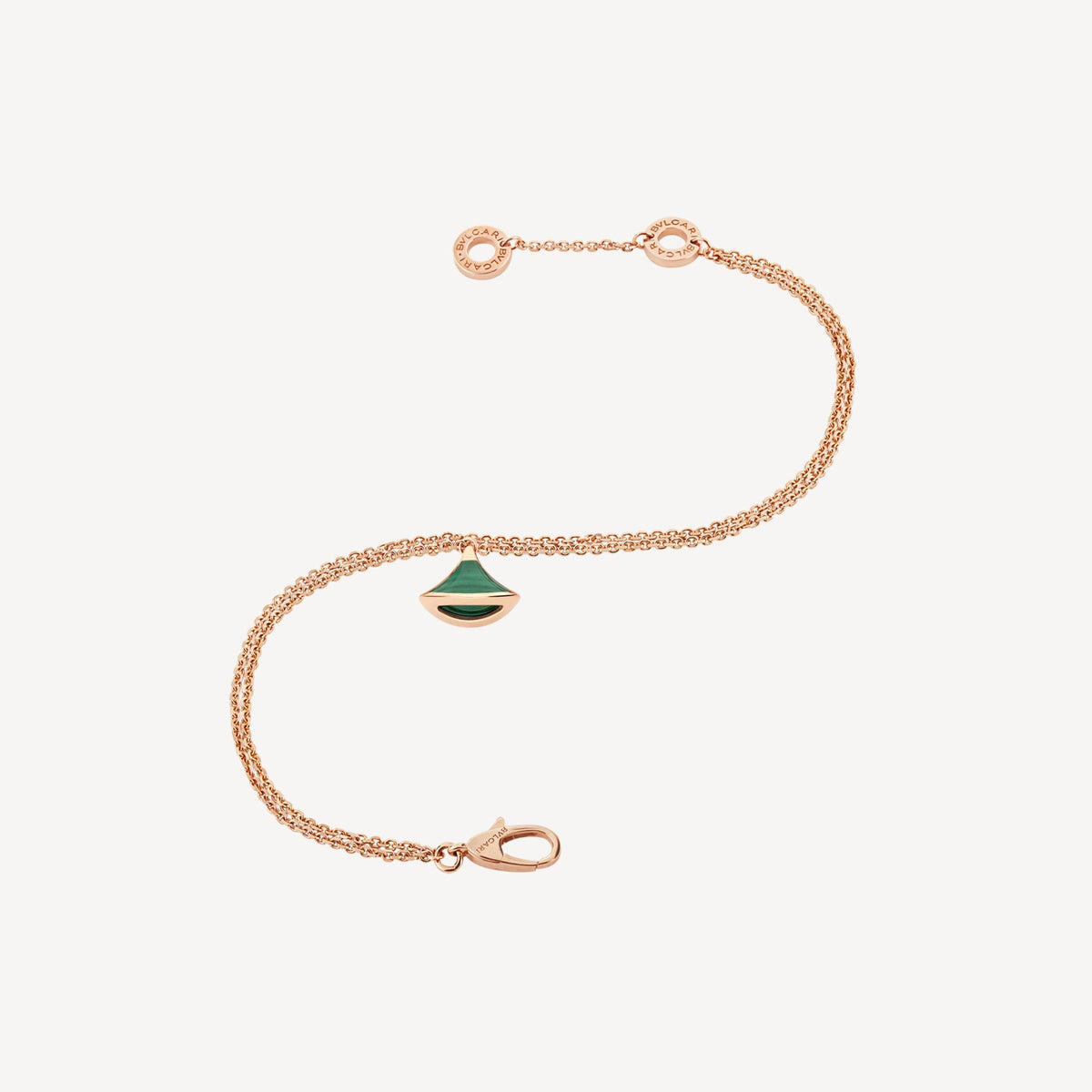 18K BVLGARI DIVAS' DREAM Malachite Bracelet