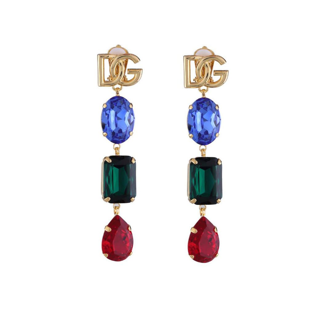 18K Dolce & Gabbana DG Clip-On Earrings