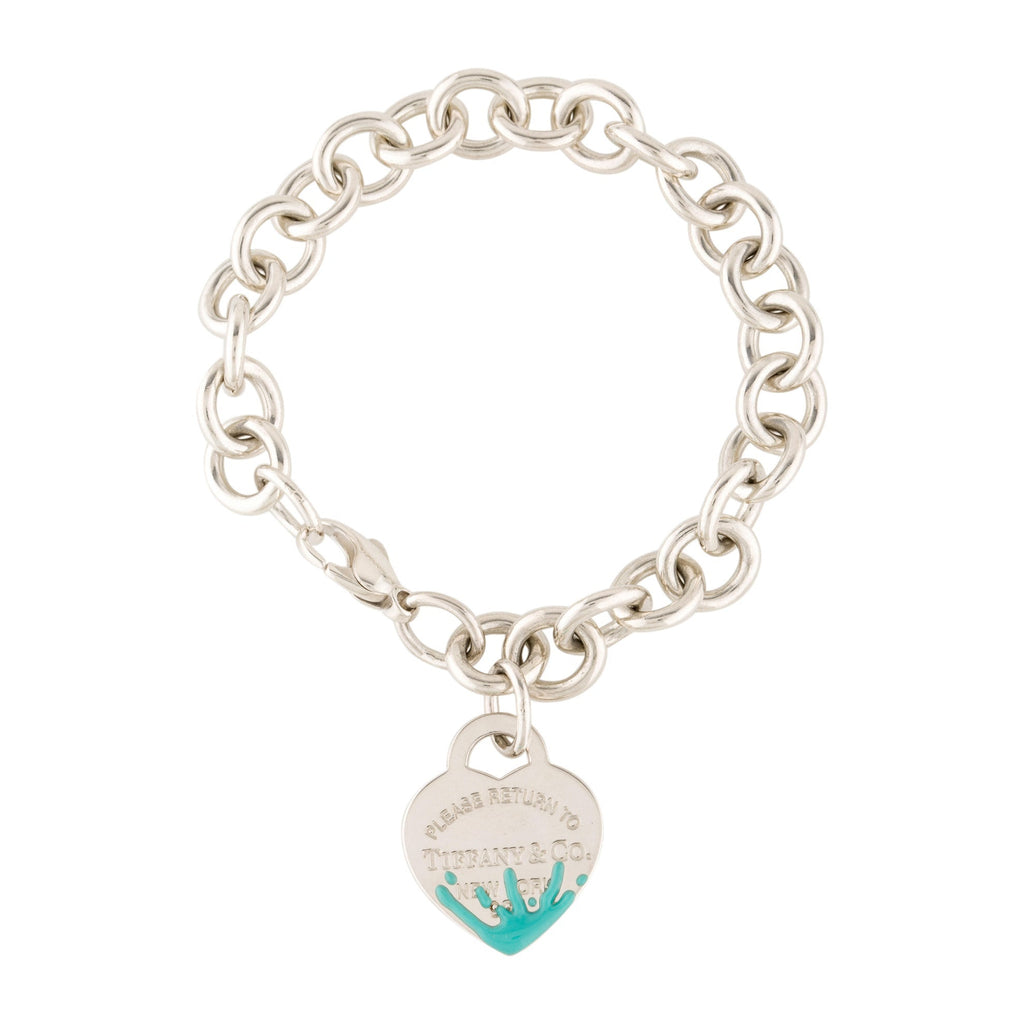 18K Tiffany & Co. Heart Tag Bracelet