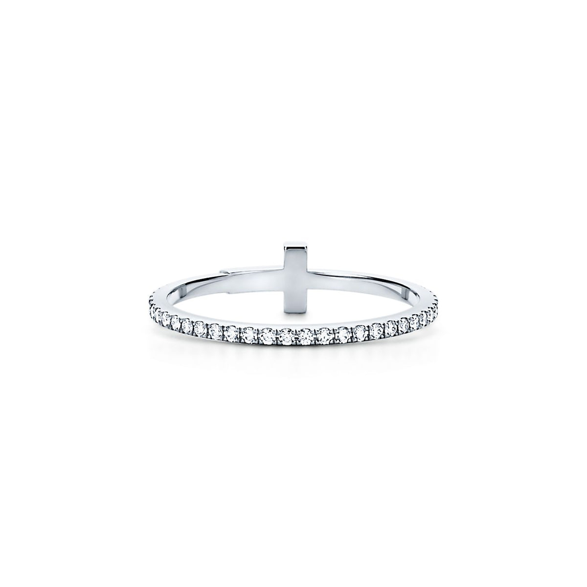 18K Tiffany & Co. Diamond Wire Ring