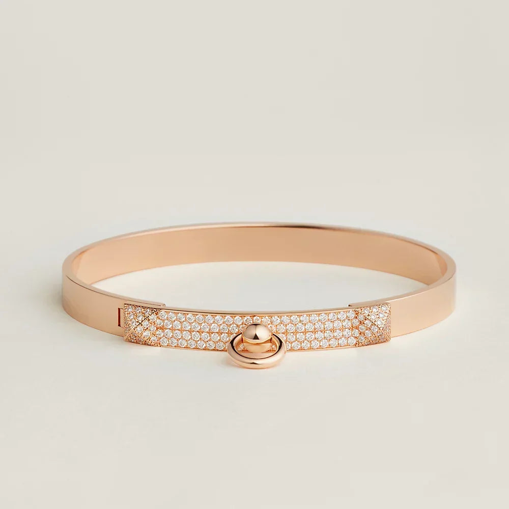 18K Collier De Chien Diamond Hermès Bracelet