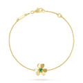 18K Van Cleef & Arpels Frivole Emerald Bracelet