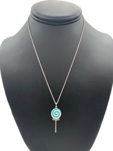18K Tiffany & Co. Lollipop Charm Chain Necklace