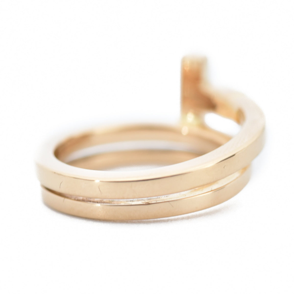 18K Tiffany & Co. Diamond Square Ring