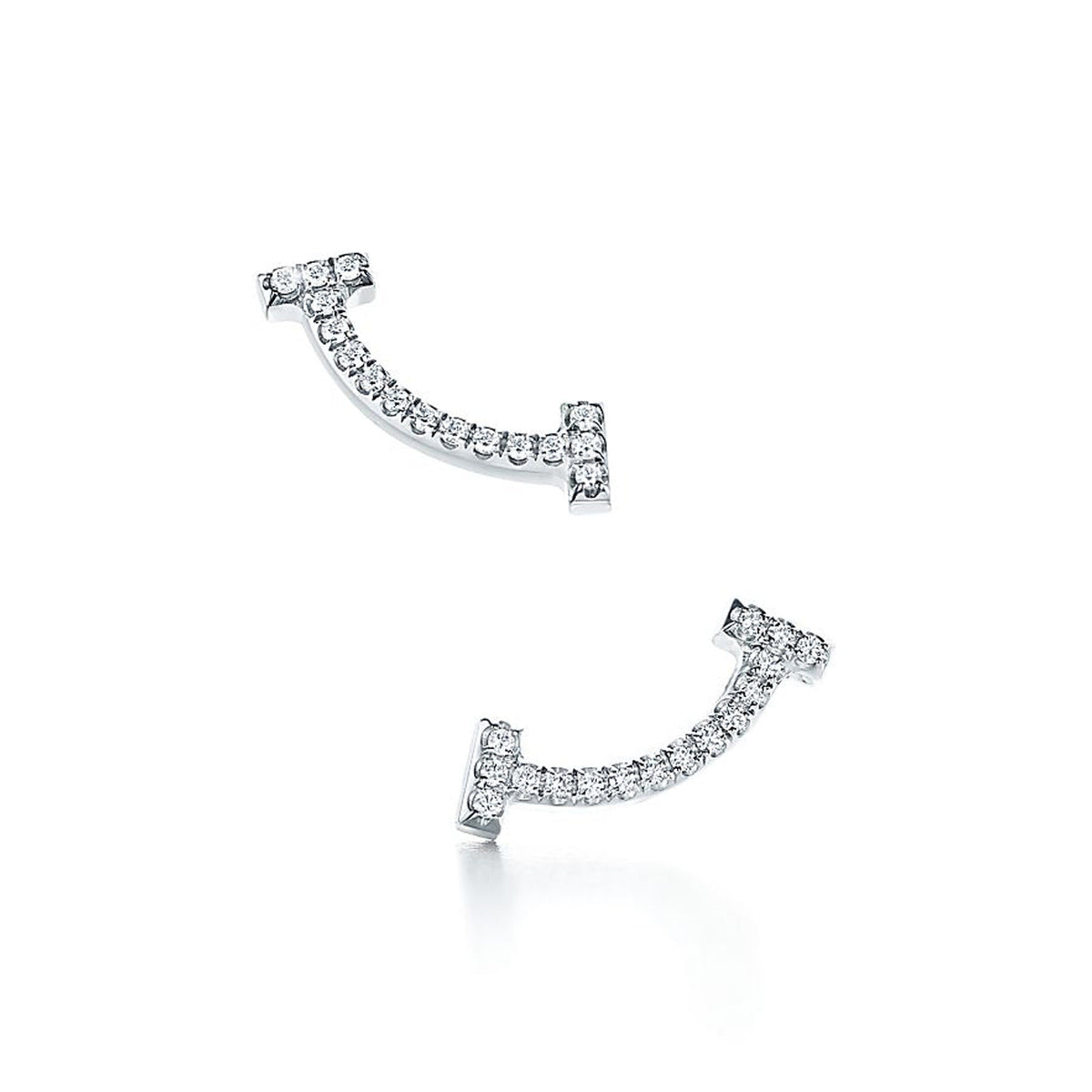 18K Tiffany & Co. Smile Diamonds Earrings