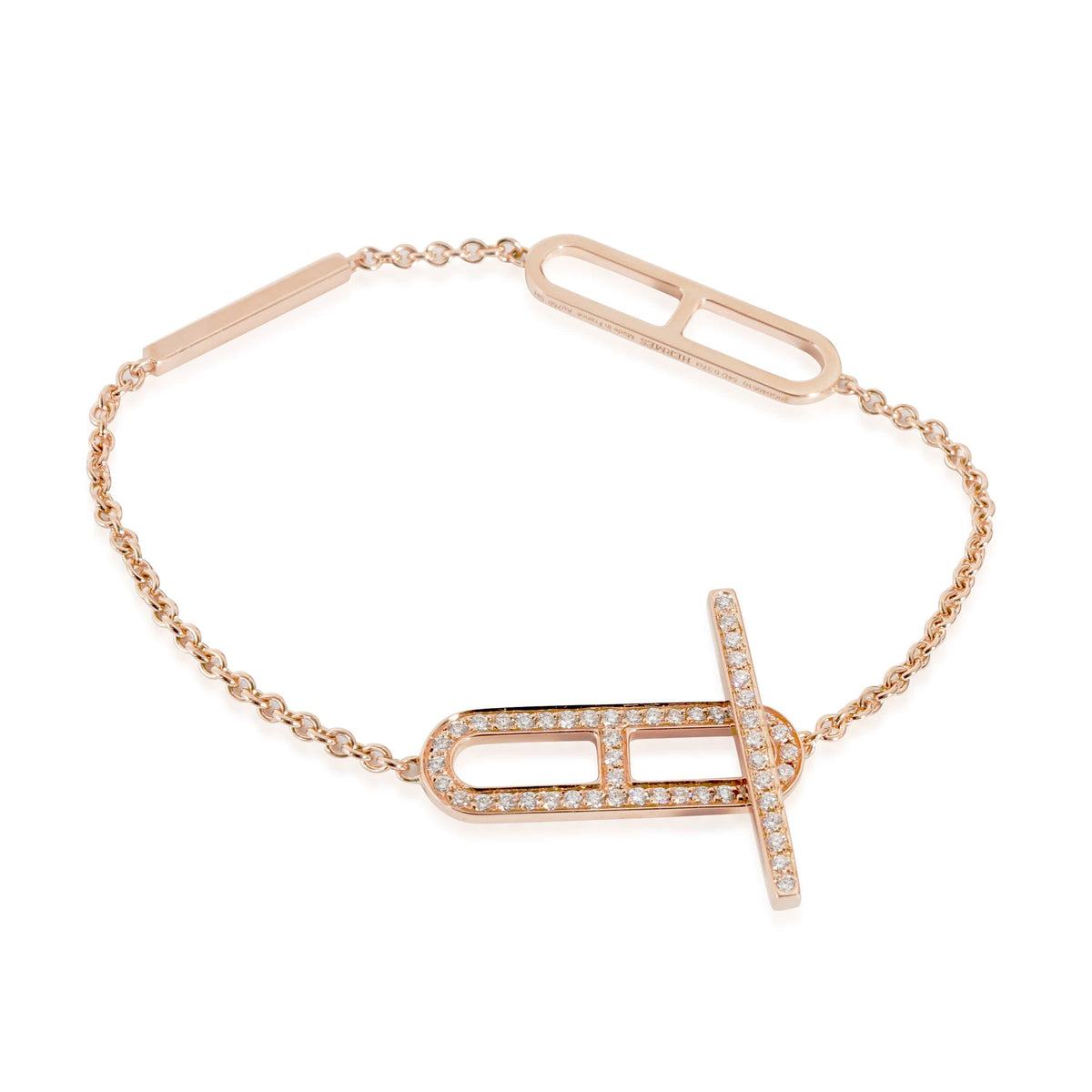 18K Ever Chaine D'ancre Hermès Bracelet