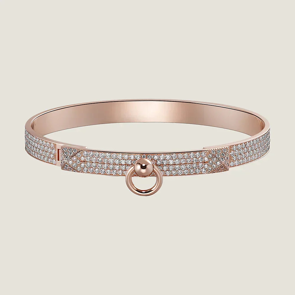 18K Collier De Chien Diamond Hermès Bracelet