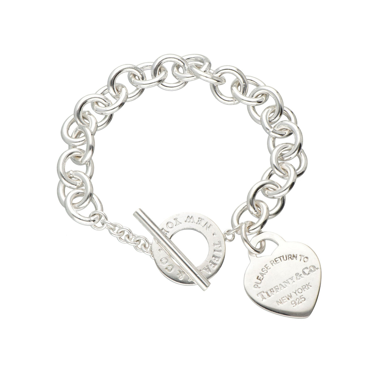 18K Tiffany & Co. Heart Tag Bracelet