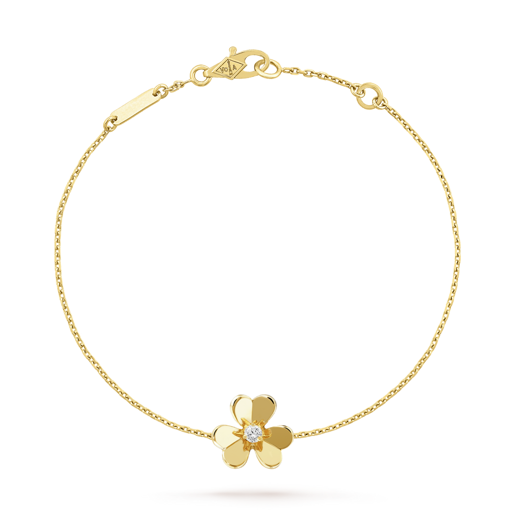 18K Van Cleef & Arpels Frivole Medium Clover Bracelet
