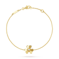 18K Van Cleef & Arpels Frivole Medium Clover Bracelet