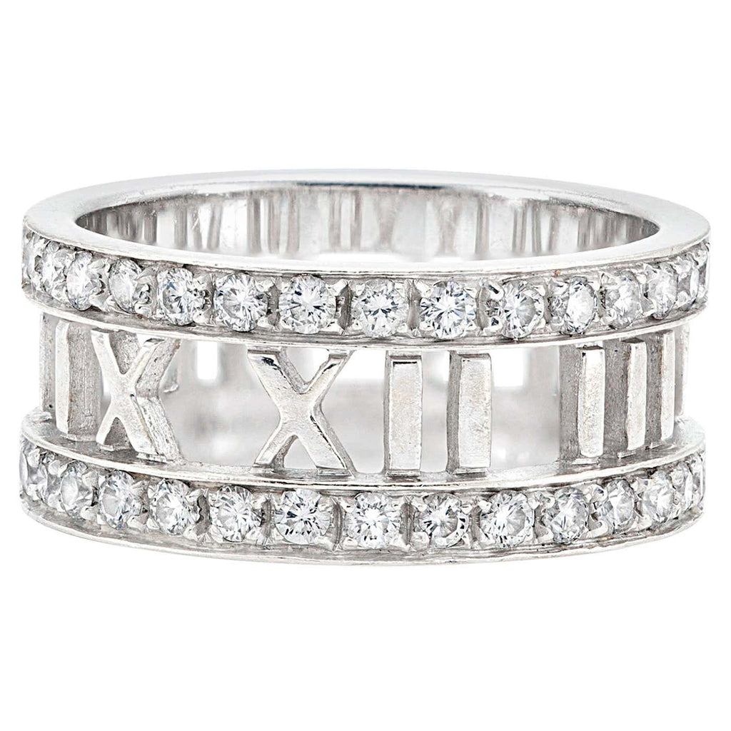 18K Tiffany & Co. Atlas Open Diamond Ring