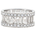18K Tiffany & Co. Atlas Open Diamond Ring