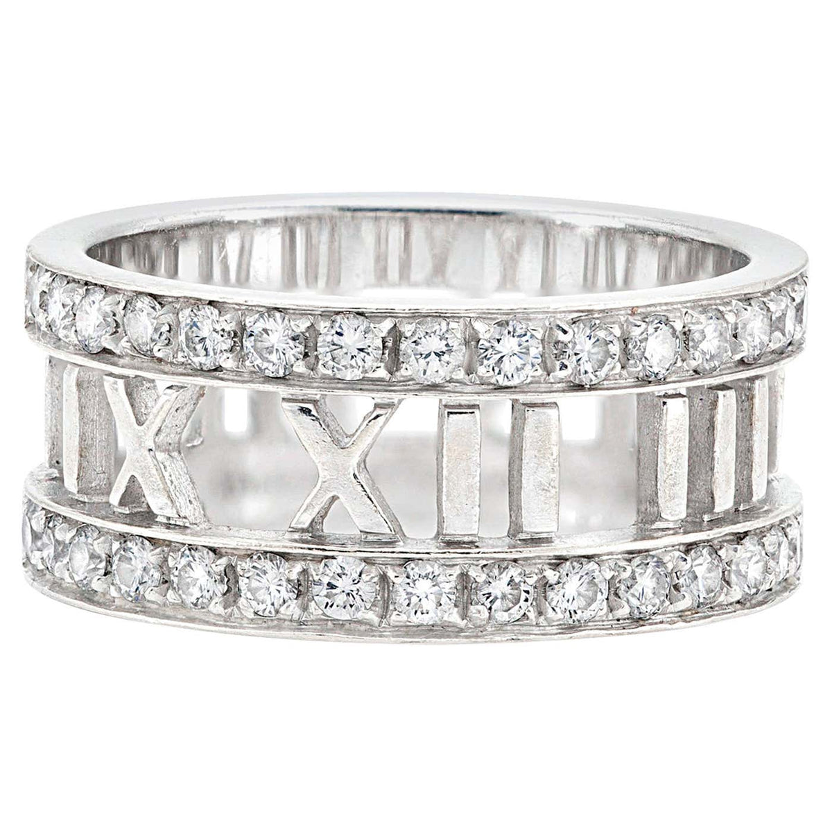 18K Tiffany & Co. Atlas Open Diamond Ring