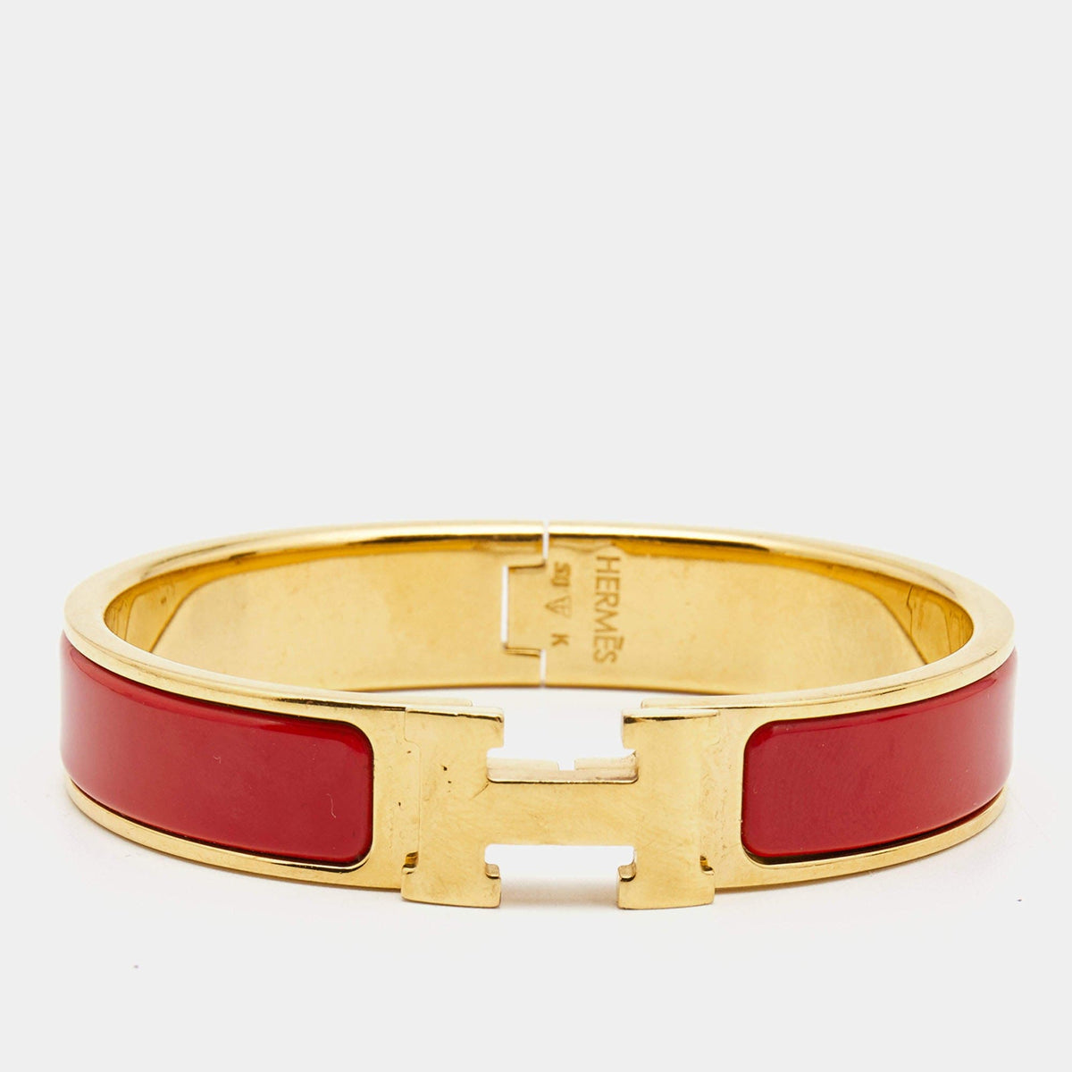 18K Clic Hermès Red Bracelet