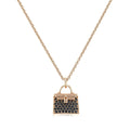 18K Amulettes Kelly Black Diamonds Hermès Necklace