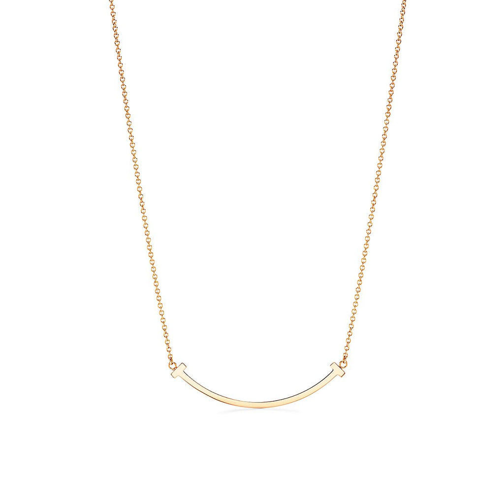 18K Tiffany & Co. Smile Pendant Necklace