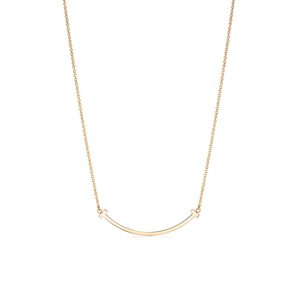 18K Tiffany & Co. Smile Pendant Necklace