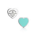 18K Return to Tiffany & Co. Blue Heart Earrings
