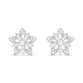 18K Van Cleef & Arpels Lotus Openwork Earrings