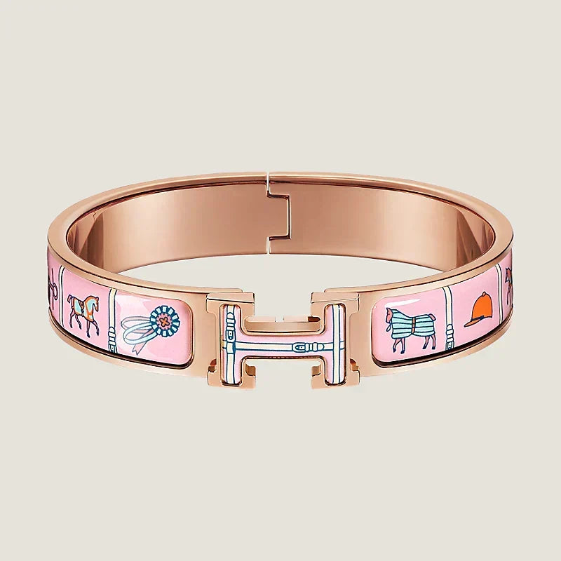 18K Clic Hermès Couvertures Bracelet