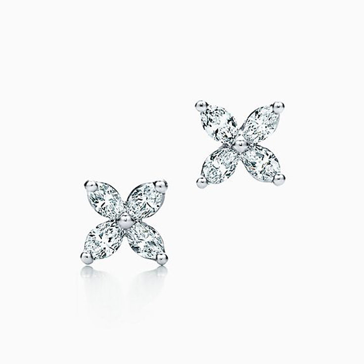18K Tiffany & Co. Victoria Earrings
