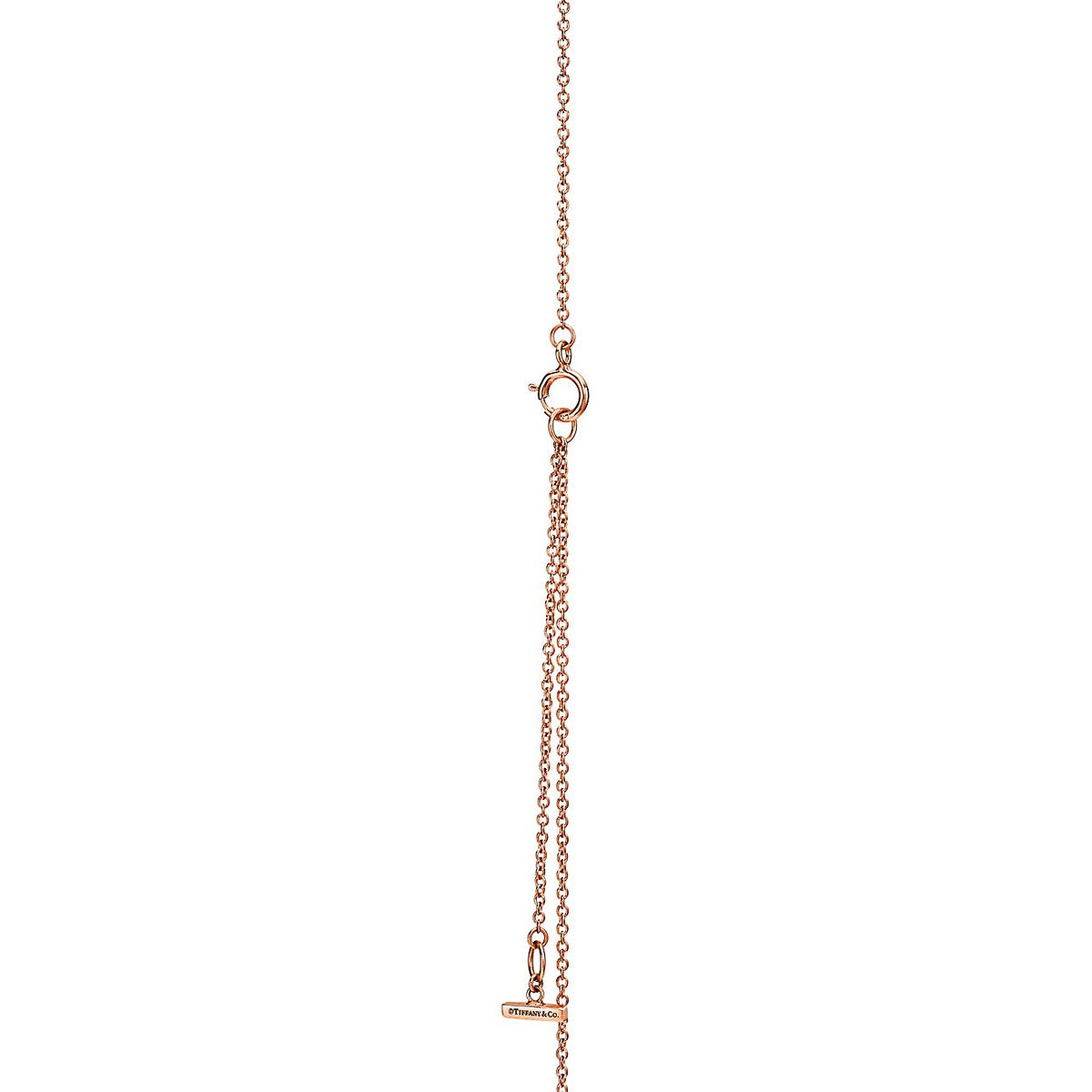 18K Tiffany & Co. Diamond & Turquoise Circle Pendant Necklace