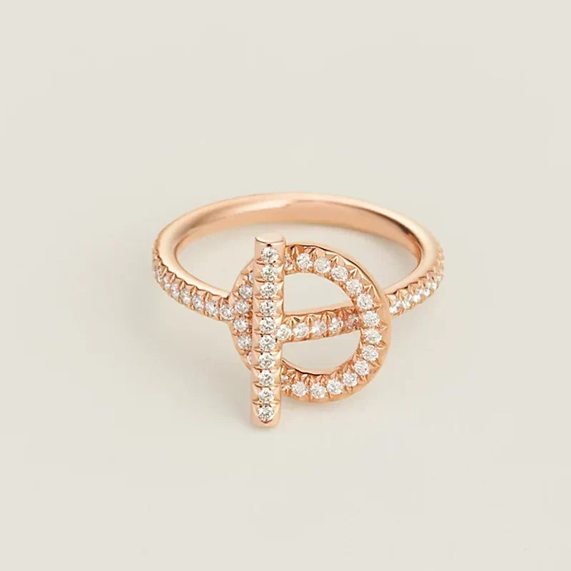 18K Echappee Diamond Hermès Ring