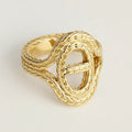18K Chaine D'Ancre Danae Medium Hermès Ring