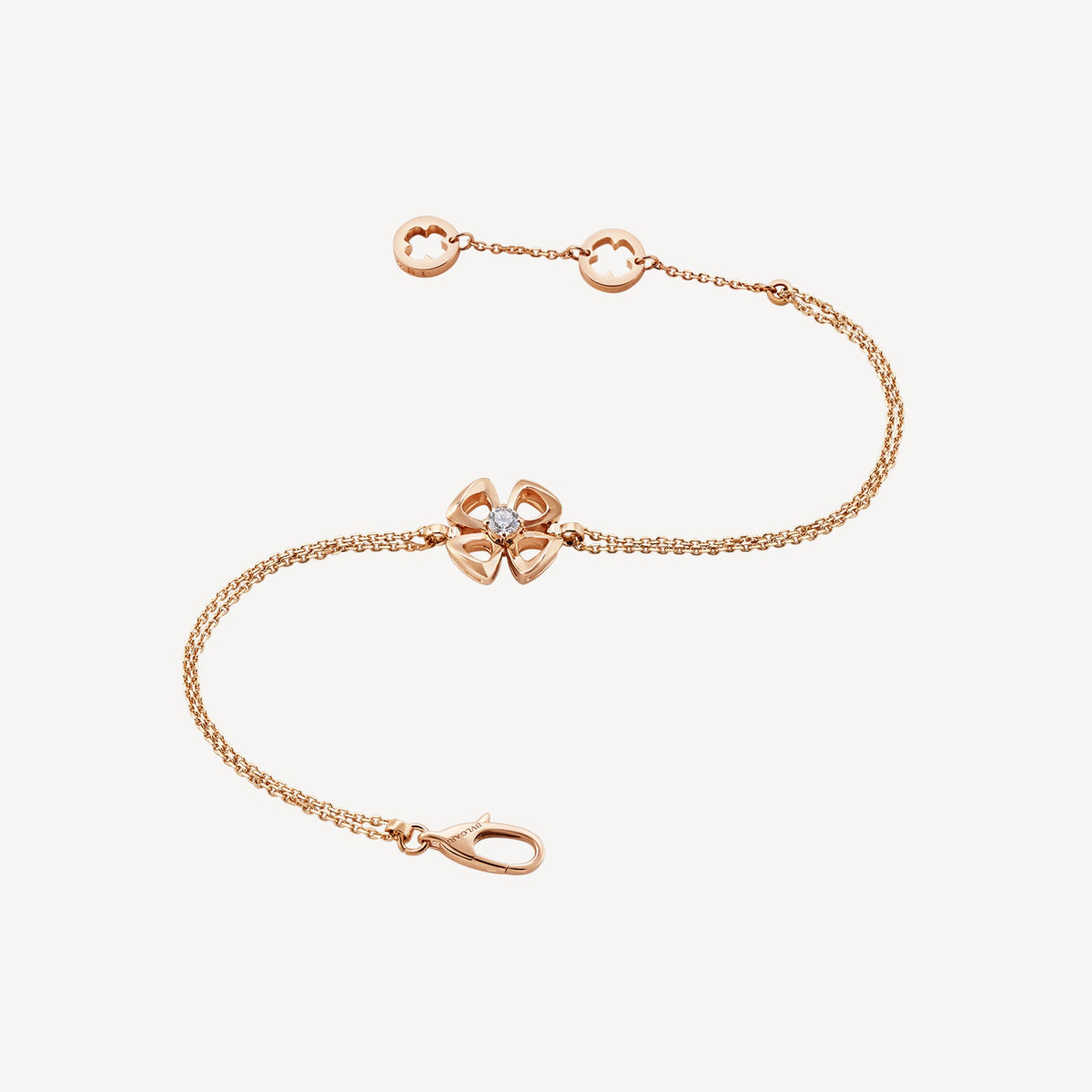 18K BVLGARI Fiorever Central Diamond Bracelet