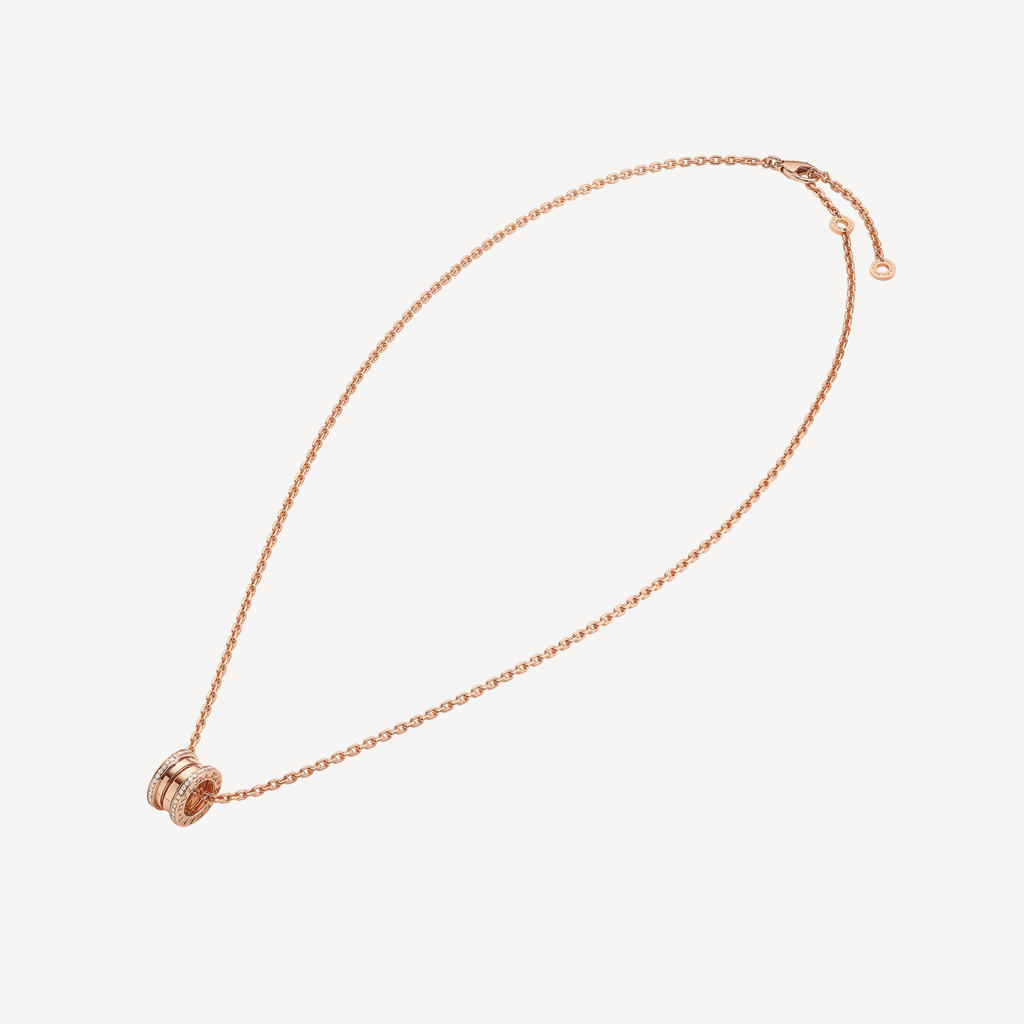 18K BVLGARI B.ZERO1 Pave Diamonds Necklace