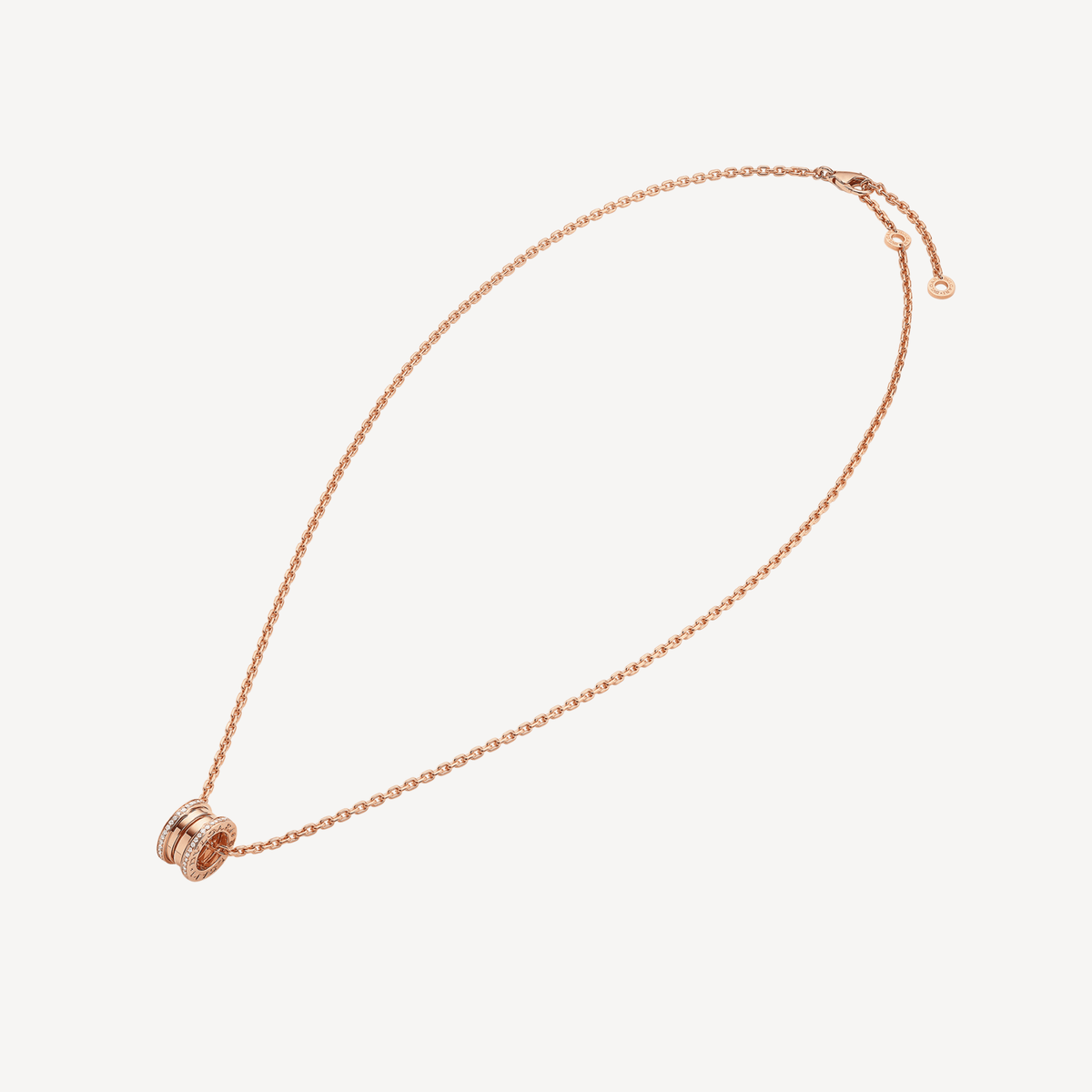 18K BVLGARI B.ZERO1 Pave Diamonds Necklace