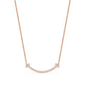 18K Tiffany & Co. Medium Diamond Pendant Necklace