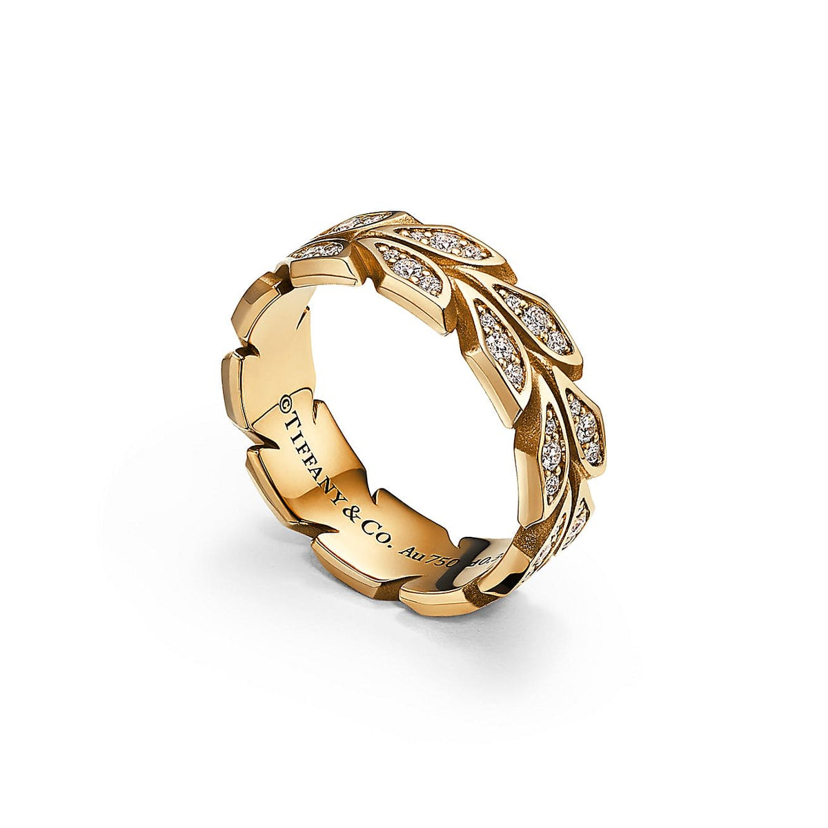 18K Yellow Gold Tiffany & Co. Victoria Vine Ring