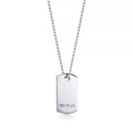 18K Tiffany & Co. 1837 Tag Pendant Necklace