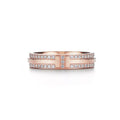 18K Tiffany & Co. Narrow Pave Diamond Ring