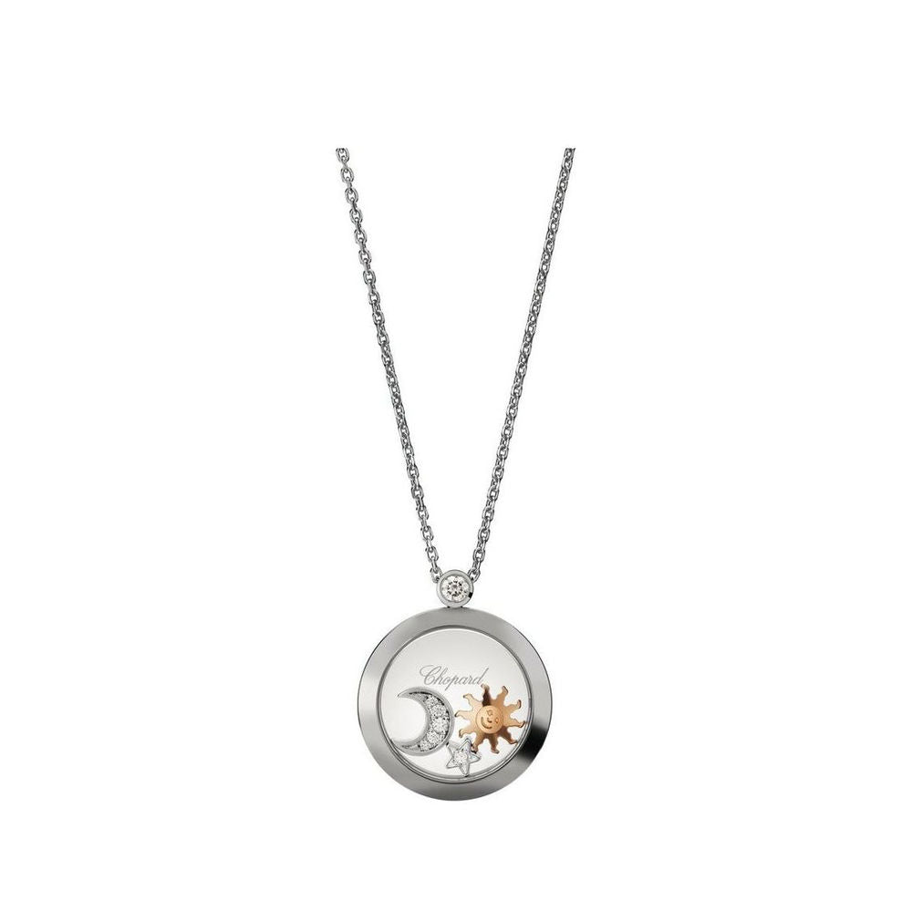 18K Chopard Happy Diamonds Pendant Necklace