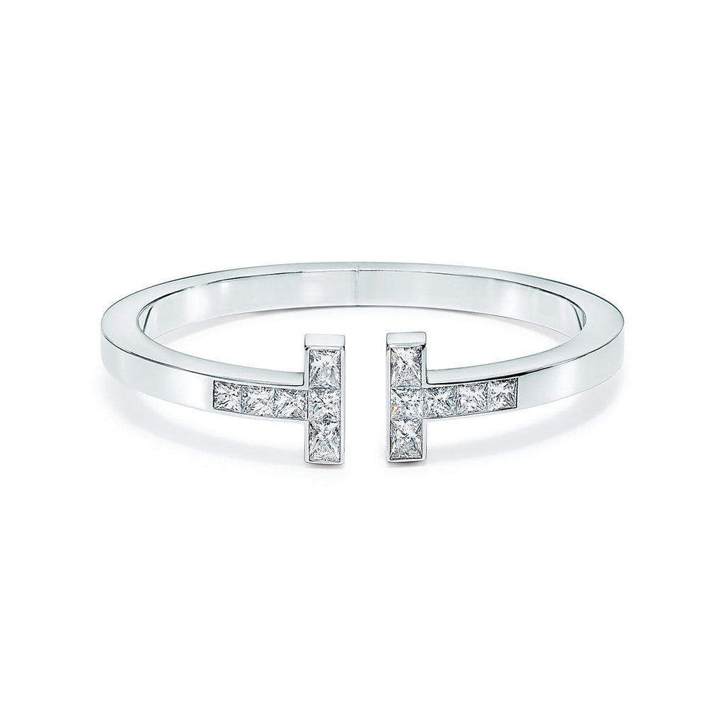 18K Tiffany & Co. Diamond Square Bracelet