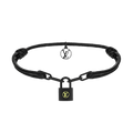 Louis Vuitton Louis Silver Lockit Titanium Bracelet