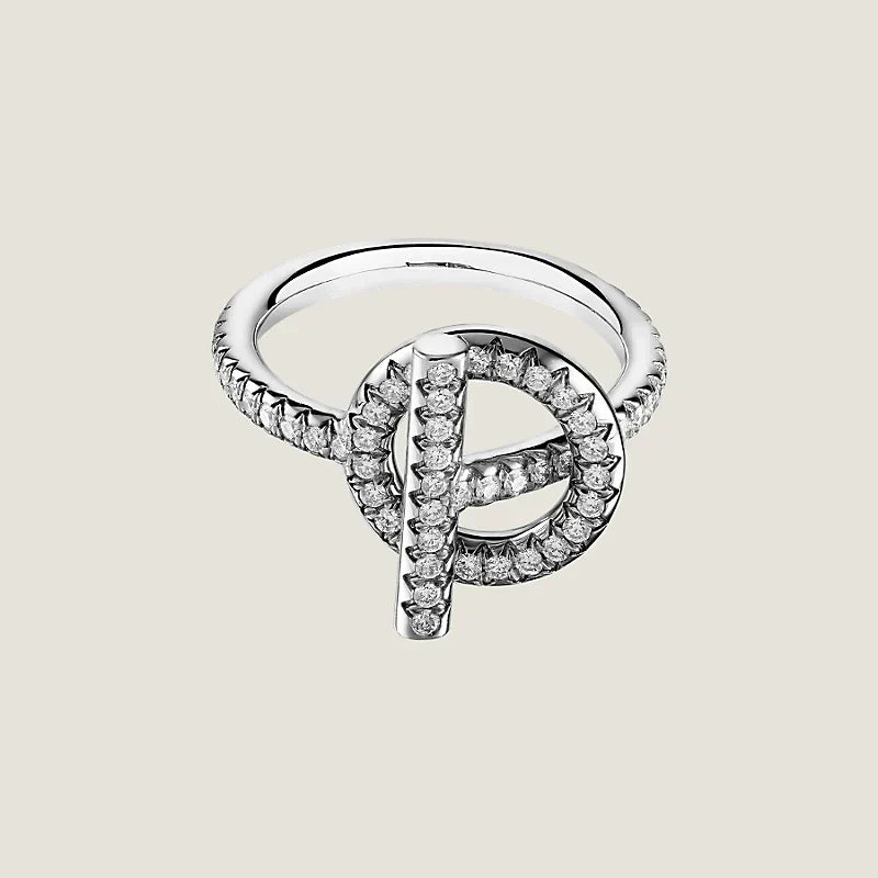18K Echappee Diamond Hermès Ring