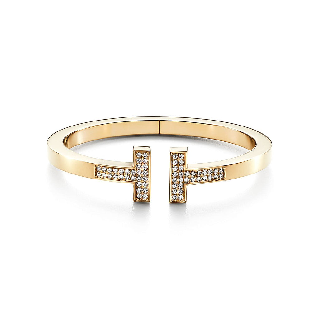 18K Tiffany & Co. Diamond Square Bracelet