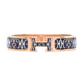18K Clic Hermès H Lift Black Bracelet