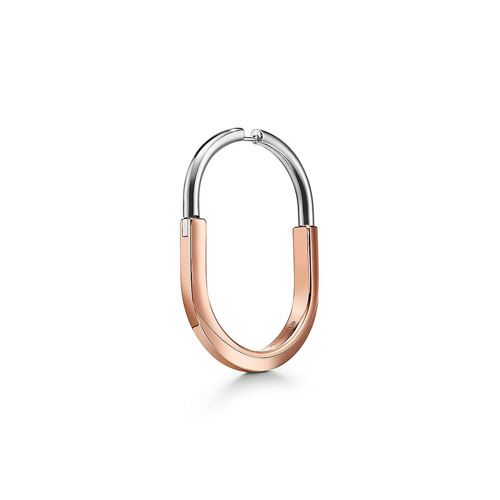 18K Tiffany & Co. Lock Diamond Earrings