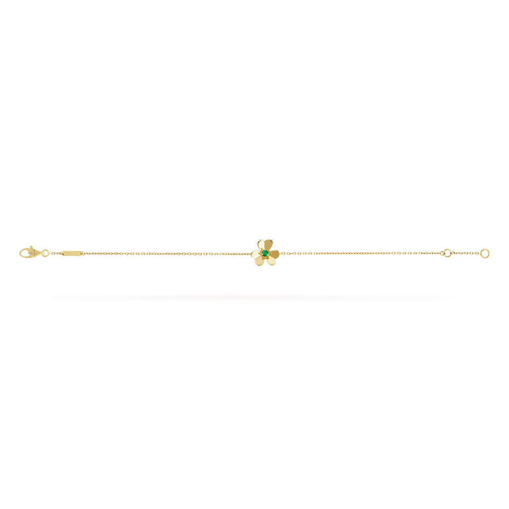 18K Van Cleef & Arpels Frivole Emerald Bracelet
