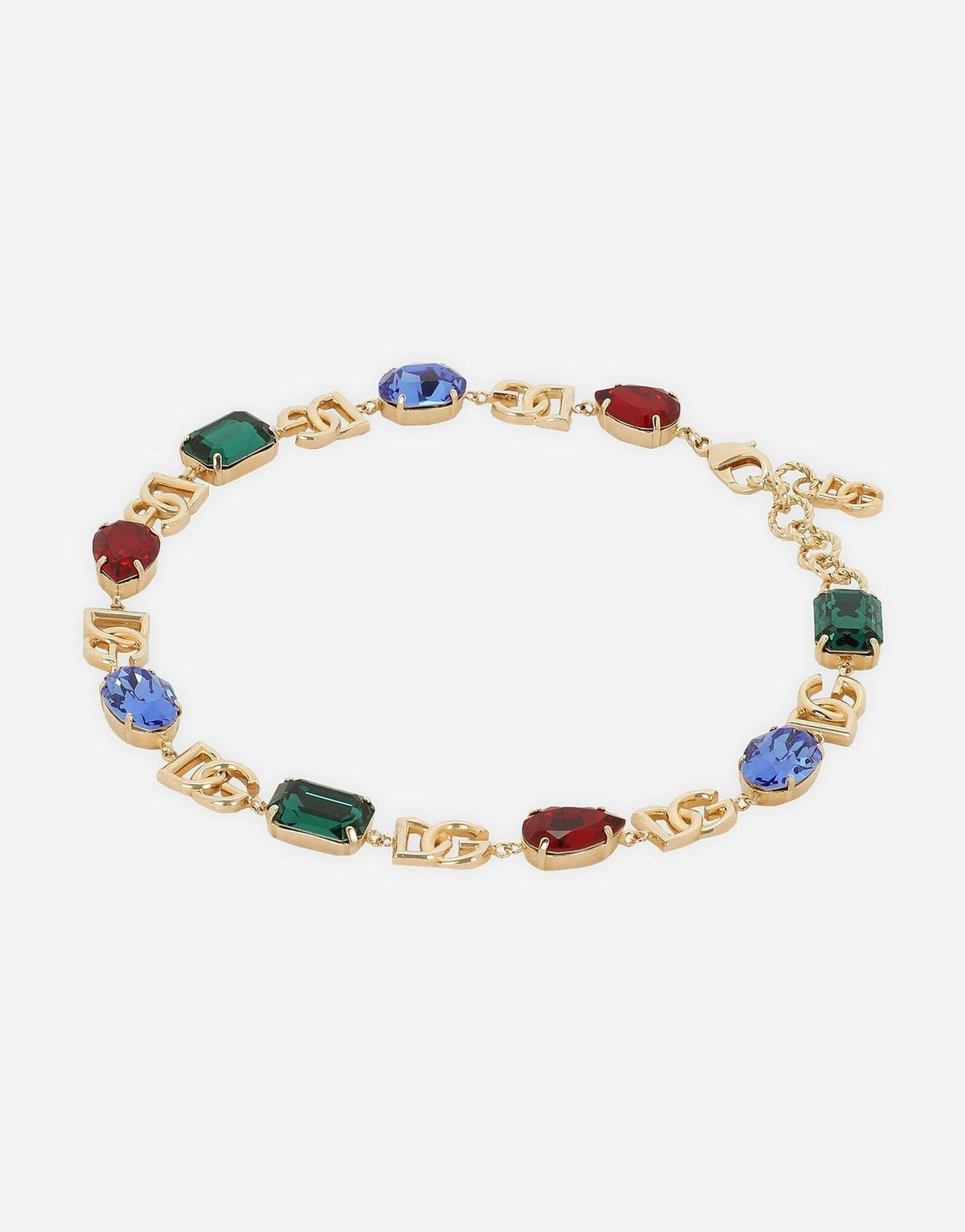 18K Dolce & Gabbana DG Crystals Choker Necklace