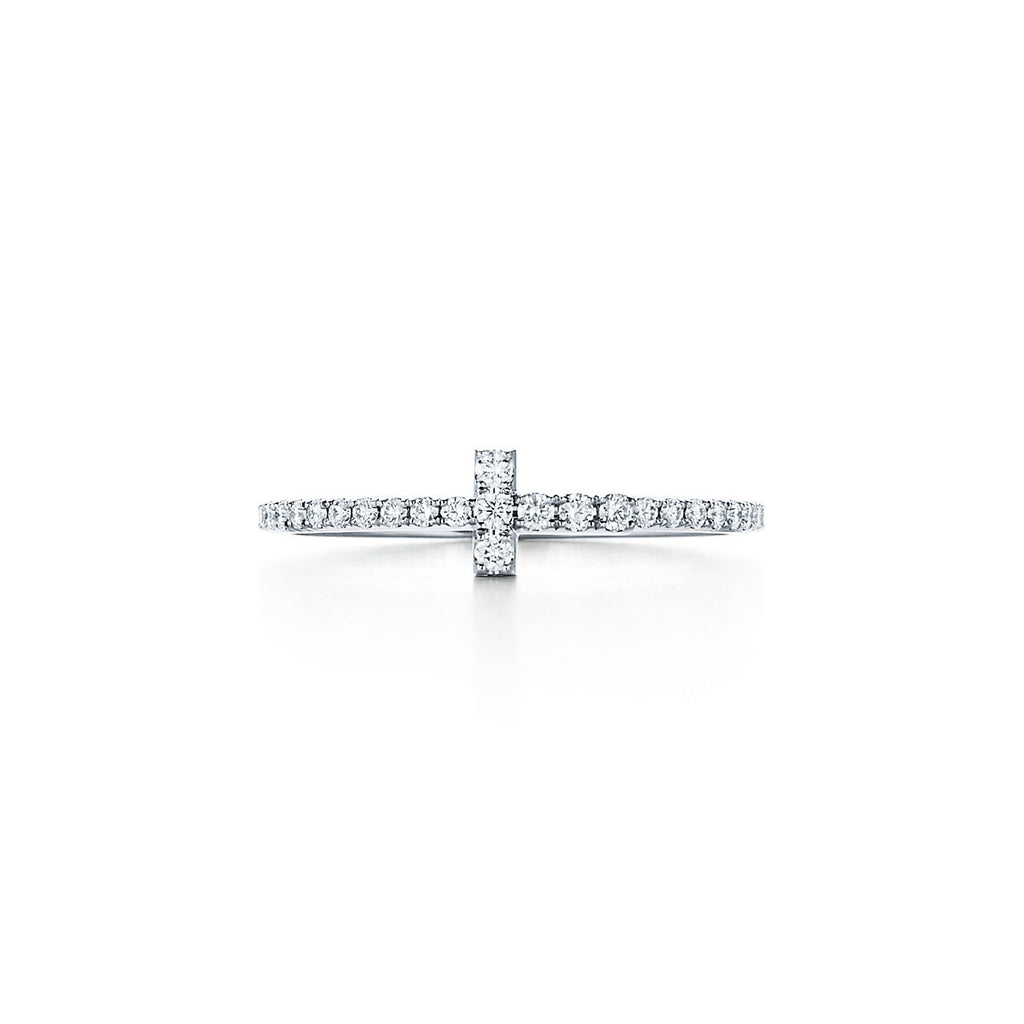18K Tiffany & Co. Diamond Wire Ring
